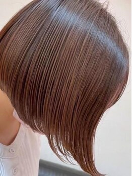 ノブヘアデザイン マール伊勢佐木町店(NOB HAIR DESIGN)の写真/顔の形・骨格を見極め★再現性カットで朝のセットも簡単に♪360°どの角度から見ても美しいシルエットに★