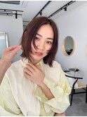 《SAYAKA》切りっぱなしBOB × フェイスレイヤー