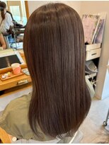 ビレア 尾張旭店(BELEA) 透明感カラー/セミロング/ミルクティーブラウン