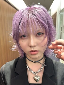 ヴェイン 渋谷(vain) ホワイトラベンダー/ウルフカット