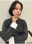 着物ヘア/大人ガーリー/ダークアッシュ/似合わせカット/木更津