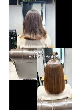トランス フォー ヘアー デサイン(trans for hair design) ネオメテオストレート