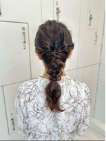 アイドットプラス 新宿(i.+SHINJUKU)&nbsp;【白神】編みおろし/結婚式お呼ばれヘア10代20代30代