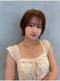 レイヤーボブ/ブラウンベージュ