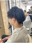 men's/ツイストスパイラル/リバースセンターパート/立川/メンズ