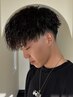 平日｜メンズ指名率No.1｜ハルキ｜カット+メンズパーマ｜3000円引き