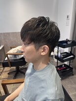 クイル(quill)&nbsp;メンズカット#梅田#ツーブロック#センターパート