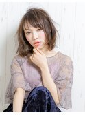 透け感ふんわりボブ