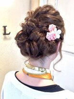 ジョイン ラックスビー 京都店(JOYN LUXBE)&nbsp;ギブソンタック風アップ　　by Joy