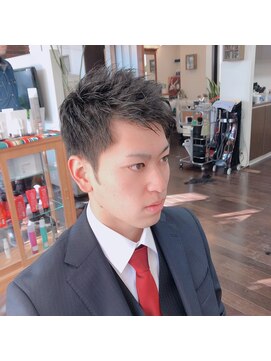 オム ヘアー(Hommes Hair) リクルートショートヘアー