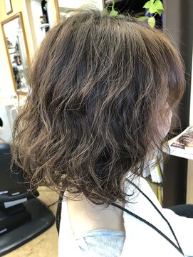 ラウズ(rouse) カット+パーマ+グローバルトリートメントスパ