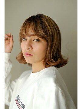 ヘア ラボ ニコ 藤沢店(hair Labo nico...) 外はねボブ
