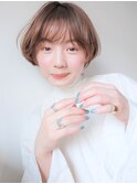 ナチュラルショートスタイル_オリーブカラー_27060
