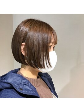 ハサミ(HASAMI) 【HASAMI.】ベージュボブ。