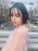 エース (ACE) ACE 横浜　透け感小顔ショート×ダークブラウン