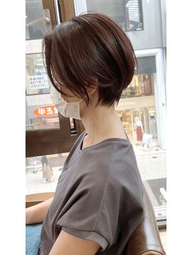 ギフト ヘアー サロン(gift hair salon) 大人可愛い前下がりショートボブ☆