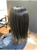 大人女性/ハイライト/30代40代50代艶髪外ハネ