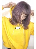 ~パープルシルバー×デザインカラー~【Ria 大阪 梅田】