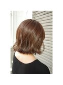 切りっぱなしボブ