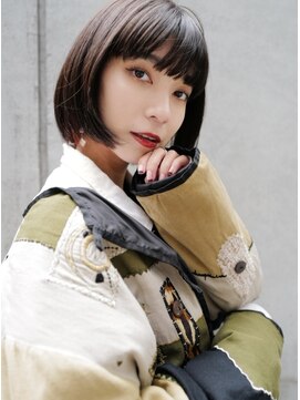 アレンヘアー 京橋店(ALLEN hair) 暗髪ボブ×Aラインカール