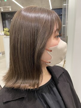 カノイ(KANOI) オリーブベージュ/艶髪/外はね