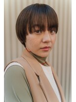 スミス 秋葉原(Smith)&nbsp;マッシュショート/大人ショート/２０代３０代/オリーブベージュ