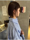 ミニボブ/ボブ/マッシュショート/丸みショート/ショートカット