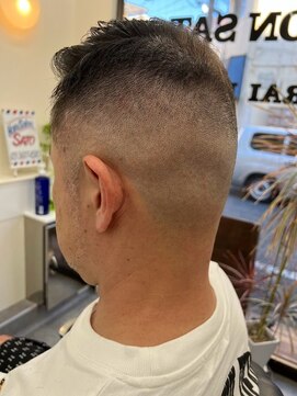 ヘアーサロンサトウ メンズダンディスタイル #平井#理容室#バーバー#メンズ