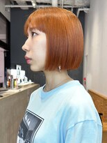 アルバム 銀座(ALBUM GINZA)&nbsp;オレンジベージュ_ハッシュカットフルバング_ba475051