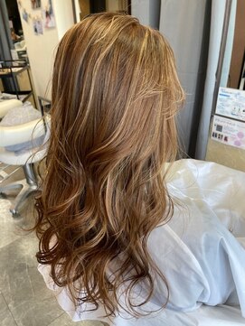 ヘアーメイク リボーン ムーヴ(hair make re:bbon move) ハイライトカラー