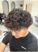 くるくるプードルパーマ