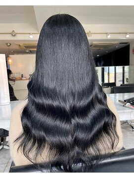 ブレンド 渋谷(BLend) 縮毛矯正.レイヤーカット.ブルーブラック.髪質改善. ヘアカラー