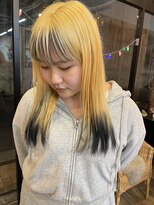 アンジェリカ 天理店(ANGELICA)&nbsp;抜きっぱ裾カラー☆《HINATA》