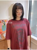 "20代30代大人可愛い★小顔ボブ丸みショートウルフカット