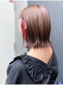 アシンメトリーインナーカラー