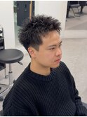 スパイキーショートスパイキーパーマ