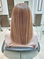 ミック ヘアアンドメイクアップ 高田店(miq Hair&Make up)&nbsp;ハイライトカラー/白髪ぼかし/クリームベージュ/トリートメント