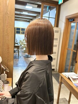 メゾン ノエラ(Maison Noella) 【田中】タッセルボブ×髪質改善ストレート