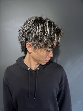 セカンドハウス(2nd HOUSE) グランジパーマ×ホワイトベージュハイライト