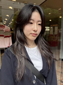 ノラ ヘアーサロン(NORA HAIR SALON) ロングレイヤー顔まわりレイヤーハッシュカット髪質改善