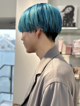 ロンドアンメゾン 原宿(Lond un Maison.) men'sメンズブリーチハイライトダブルカラースパイキーショート