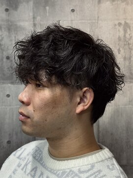 メゾンフォーメン 心斎橋店(Maison for men) シャドーパーマ@midori_maison