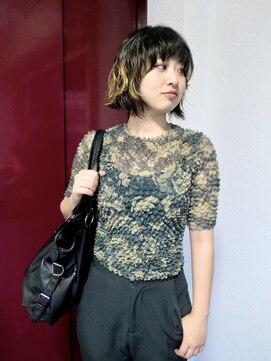 キジ(KIJI) コントラストカラー/ブリーチパーマ