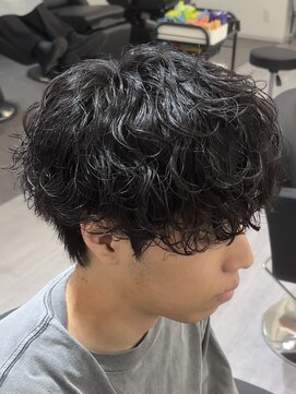 ビカムメンズヘアー 栄店(become men's hair) シャドウパーマ波巻きパーマフリップウェーブツイスパスパイラル
