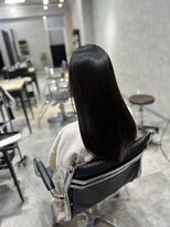 サクラ 岐阜(SAKURA)&nbsp;縮毛矯正×暗めカラー　レイヤーカット