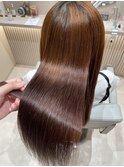 ナチュラル艶々ストレート