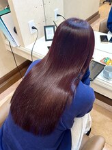 メルク(merc) ロング/レッドブラウン/ボルドー/ブリーチ無し/宇都宮