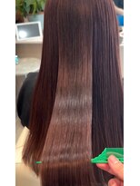 ヘアアトリエ ナイン(hair atelier nine)&nbsp;ヘッドスパ/チェリーレッド/ハイレイヤーウルフ/美髪/福島市