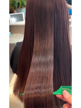 ヘッドスパ/チェリーレッド/ハイレイヤーウルフ/美髪/福島市