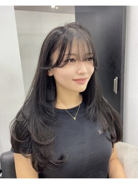 ピリオド 赤坂(Period.) ロングヘアー ダークアッシュ 上級髪質改善 赤坂見附